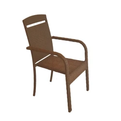 Стул садовый Zili Rattan Çin, коричневый; размер стула: ширина 54 см, высота 95 см Стул садовый Zili Rattan Çin, коричневый; размер стула: ширина 54 см, высота 95 см