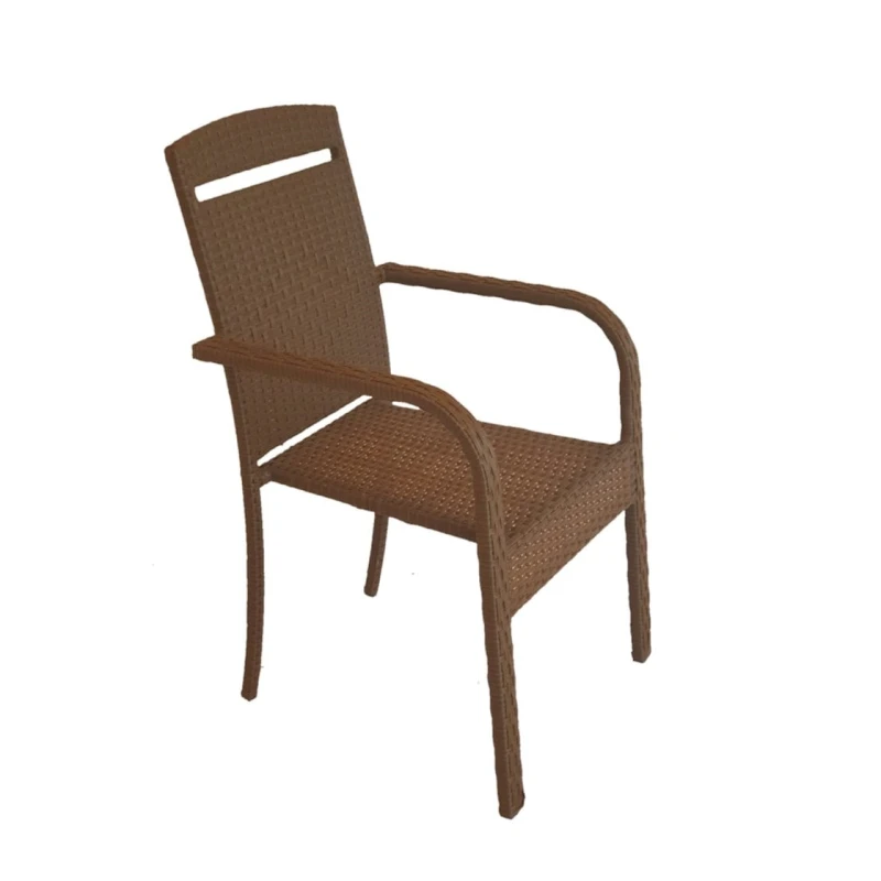 Стул садовый Zili Rattan Çin, коричневый; размер стула: ширина 54 см, высота 95 см Стул садовый Zili Rattan Çin, коричневый; размер стула: ширина 54 см, высота 95 см