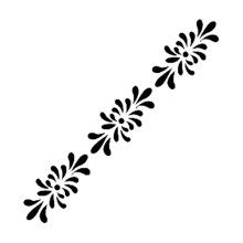 Трафарет Cadence K Series Stencil K19, 6x20 см