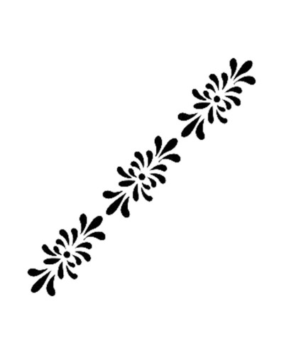Трафарет Cadence K Series Stencil K19, 6x20 см