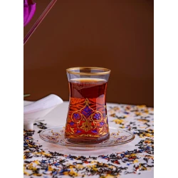 Çay dəsti Buta Glass EA00071, 12 parça, şüşə, şəffaf