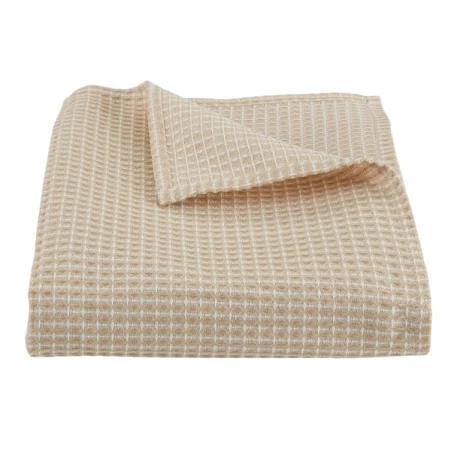 Покрывало JYSK Kornblomst, односпальное, бежевое, 160x220 см