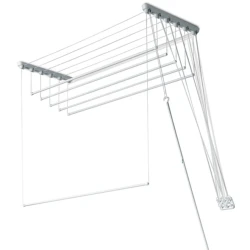 Paltar üçün quruducu Gimi Lift, polad, boz, 12 m Paltar üçün quruducu Gimi Lift, polad, boz, 12 m