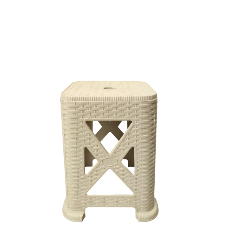 Табуретка 044, 45x24x37 см, пластик, бежевая Табуретка 044, 45x24x37 см, пластик, бежевая