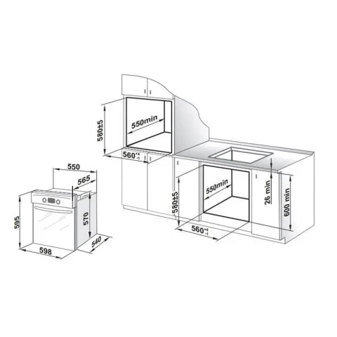 Духовой шкаф Gefest 622-02 B Духовой шкаф Gefest 622-02 B