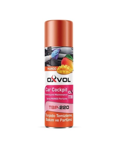 Avtomobil üçün ümumi təmizləyici sprey Oxvol TBP-220 Mango ətirli, 220 ml