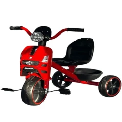 Uşaqlar üçün üçtəkərli velosiped 008_RB_210967, qırmızı