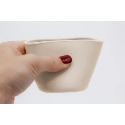 Чашка Babyjem, 9x7 см, 150 мл, силикон, 4+ мес, бежевая