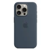 Чехол Apple Silicone Case with MagSafe A3125 для iPhone 15 Pro Storm Blue (MT1D3ZM/A)