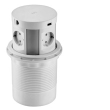 Quraşdırılan rozetka GTV, 4 portla ve USB ilə