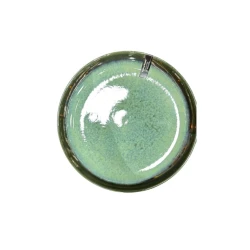 Тарелка обеденная Danny Home SEE329, круглая, зеленая, 25 см