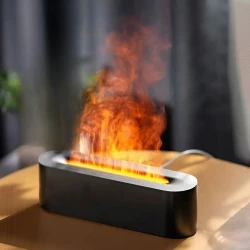 Dekorativ hava nəmləndirici Mrg_013, işıqlı, qara