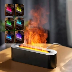 Декоративный увлажнитель воздуха Mrg_013, с подсветкой, черый