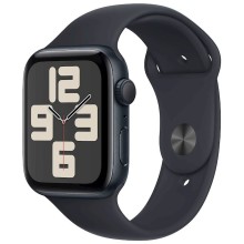 Ağıllı saat Apple Watch SE GPS 44mm Midnight Aluminium Case with Midnight Sport Band - M/L Model A2723 (MRE93QR/A)