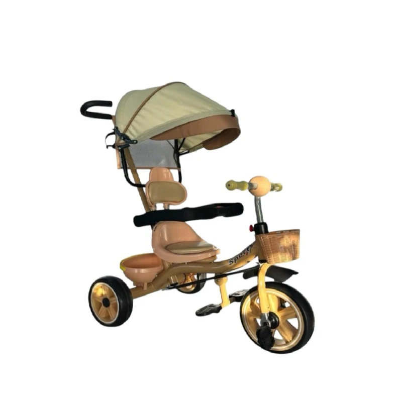 Детский трехколесный велосипед A90_RB_210967, бежевый