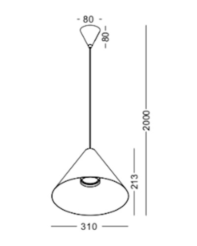 Asma çıraq Lustore LSP228-GR