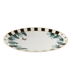 Тарелка Porland Palms фарфор, разноцветная, 33 см