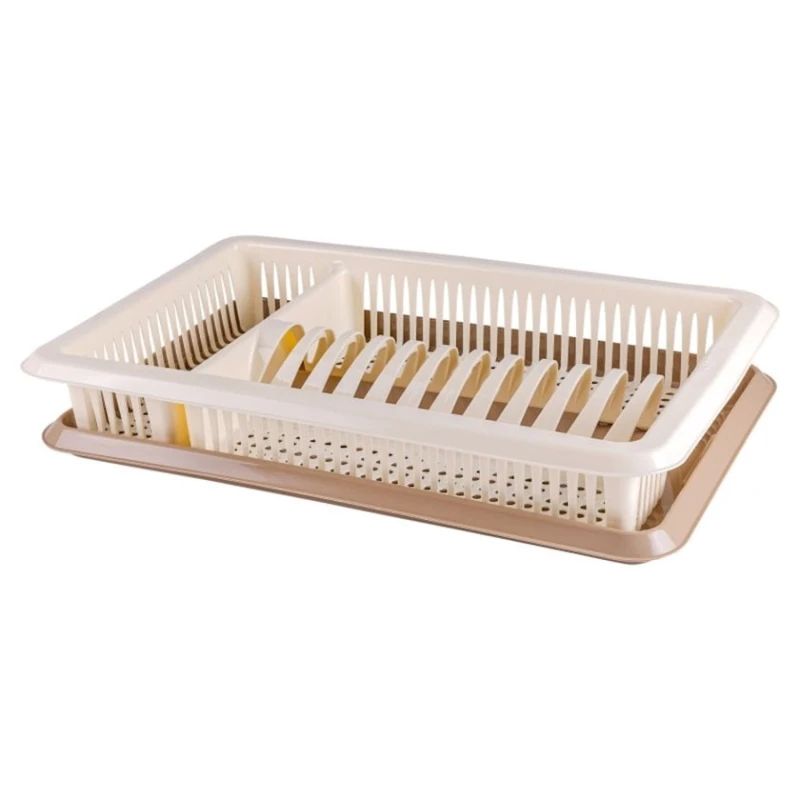 Сушилка для посуды Sugar&Spice, 48х31х9 см, 1 шт, пластик, бежевый