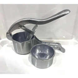 Ручная соковыжималка 911miv, нержавеющая сталь, серебристая, большого размера