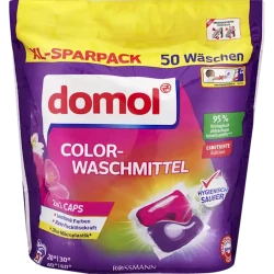 Капсулы для стирки цветной одежды Domol, 50 шт