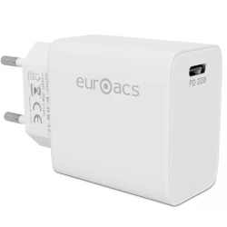 Сетевое зарядное устройство Euroacs ECH-MG357 PD 20 W, Белый Сетевое зарядное устройство Euroacs ECH-MG357 PD 20 W, Белый