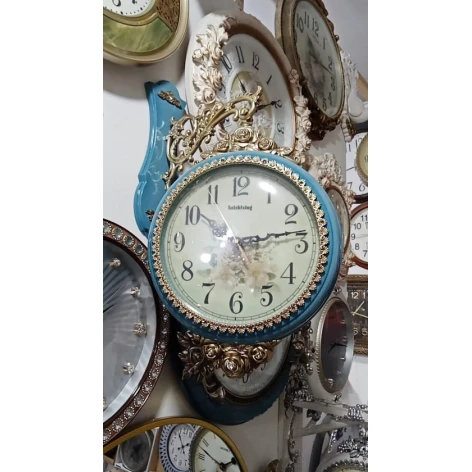 Настенные часы SS-092, 30 см, синие