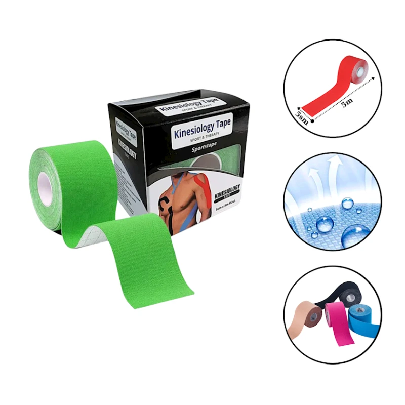 Kinezio teyp Sportstape 1477, yaşıl Kinezio teyp Sportstape 1477, yaşıl