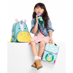 Бутылка для воды Skip Hop Zoo Unicorn, пластик, 384.5 мл, 12+ мес