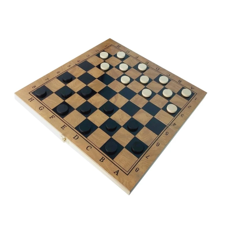 Şahmat + dama + nərd (3-ü 1-də) Chess4040, taxta, 40x40 sm