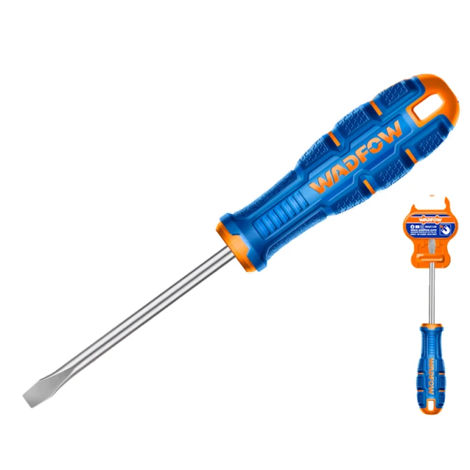 Отвертка с магнитным наконечником Wadfow WSDA265, SL6.5, 125 мм