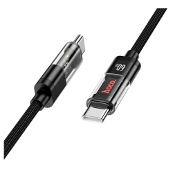 USB кабель Hoco U116 Type-C to Type-C черный
