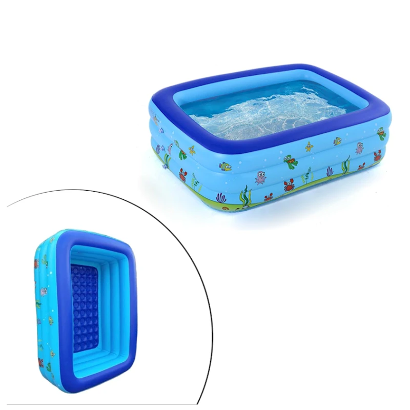 Детский бассейн İntime 2000047, 150x110x50 см, ПВХ, голубой Детский бассейн İntime 2000047, 150x110x50 см, ПВХ, голубой