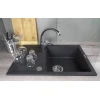 Кухонная мойка Deante Corio ZRCP2113, гранит, черный, 44x67 см