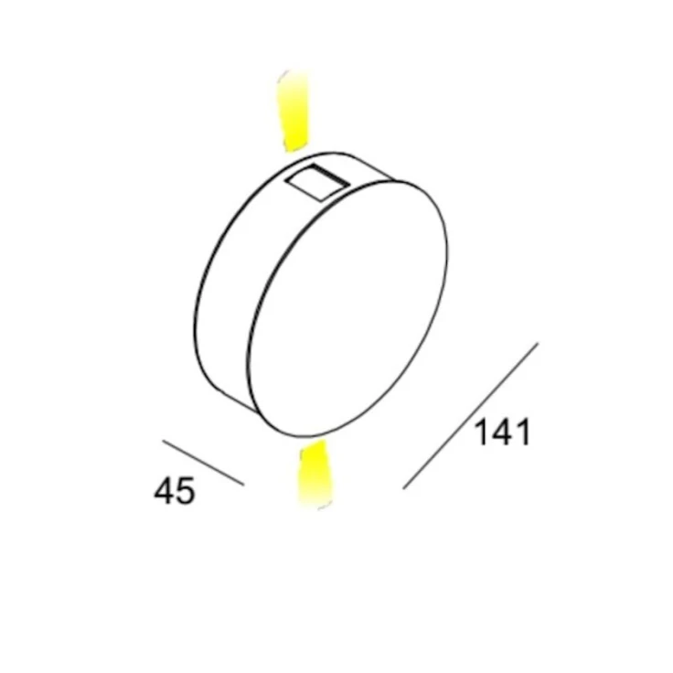 Настенный светильник Lustore LSW156, 4.5x14.1x14.1 см, белый Настенный светильник Lustore LSW156, 4.5x14.1x14.1 см, белый