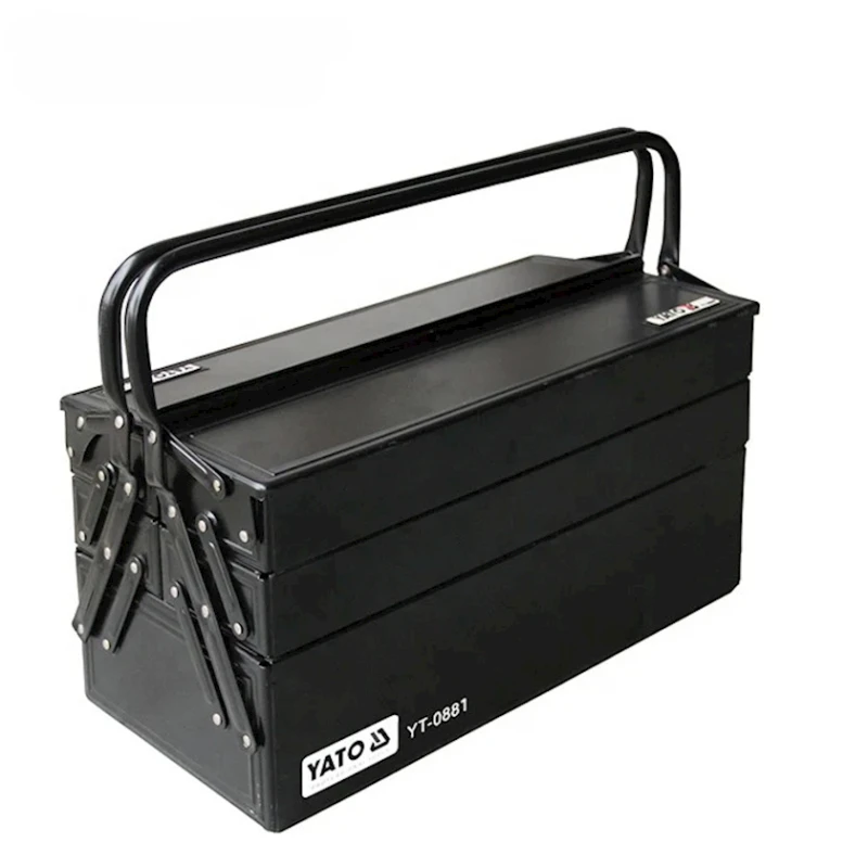 Ящик для инструментов Yato YT-0887, 47.5x23x36.5 см, черный