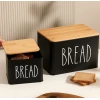 Набор контейнеров для хранения хлеба, 2 шт, черный Набор контейнеров для хранения хлеба, 2 шт, черный