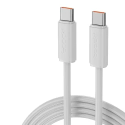 Kabel USB Toocki TXCTT1-YY101 Type-c to Type-C White