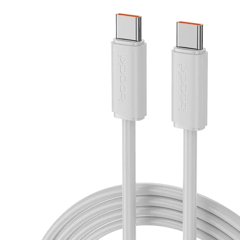 Kabel USB Toocki TXCTT1-YY101 Type-c to Type-C White Kabel USB Toocki TXCTT1-YY101 Type-c to Type-C White
