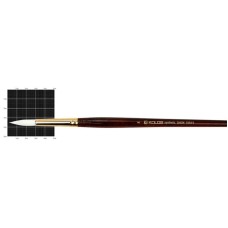 Yumru fırça Kolos Snow 1098R, sintetika, № 8