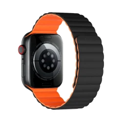 Kəmər Wiwu WI-WB001 Apple Watch 38/40/41mm üçün Black/Orange