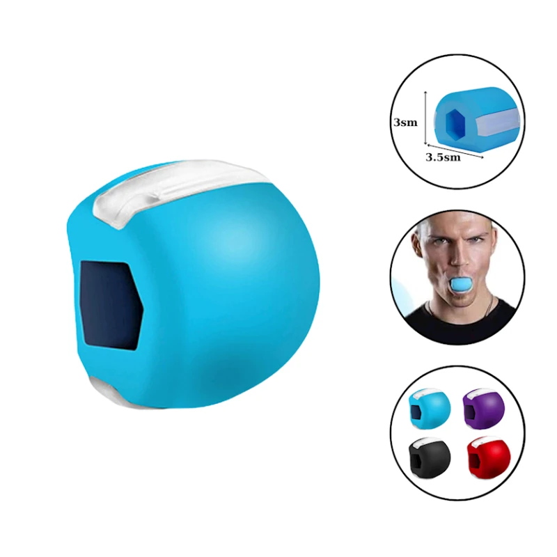 Эспандер для челюсти Jawline 2191, резина, голубой Эспандер для челюсти Jawline 2191, резина, голубой