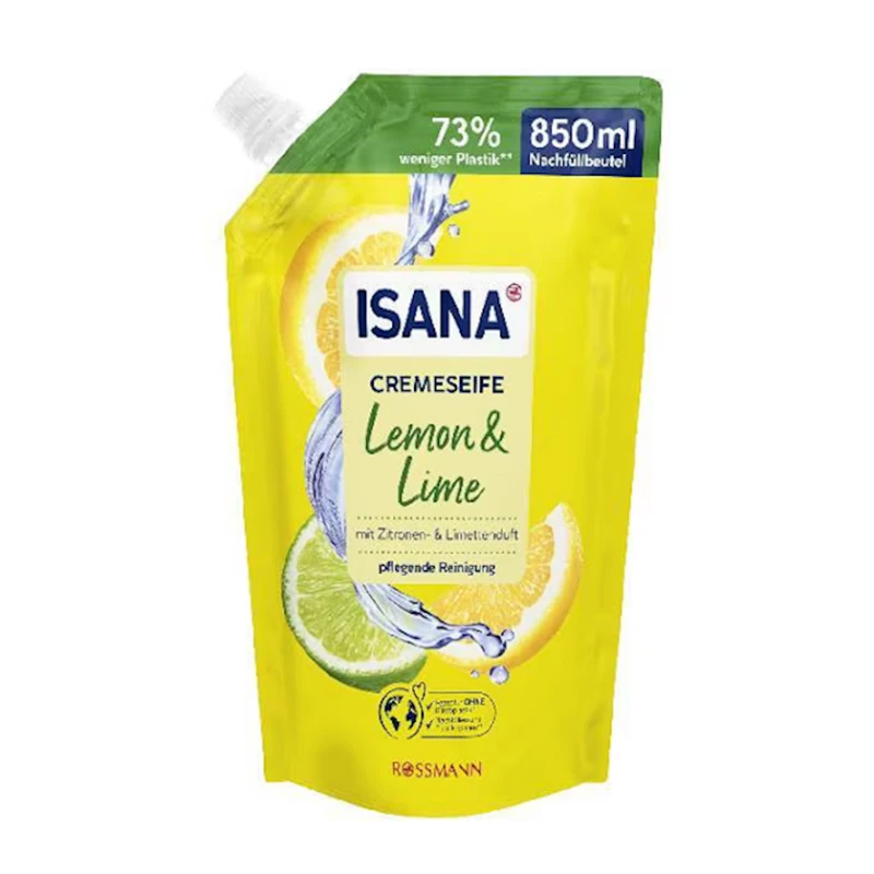 Жидкое мыло Isana Cremeseife Lemon & Lime 850 мл