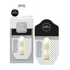 Avtomobil üçün ətirləndirici Aroma Car Prestige Drop Control Silver, asma - 83206