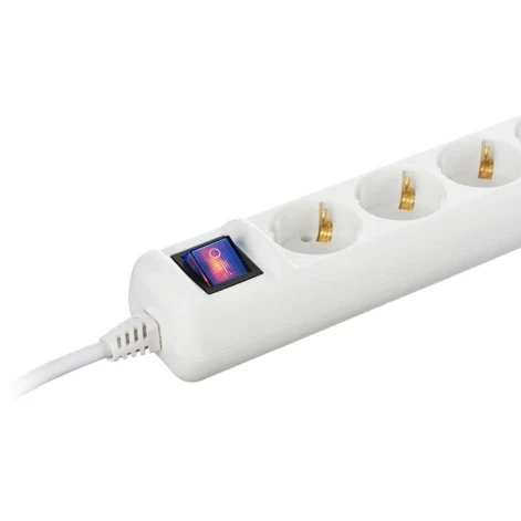 Сетевой фильтр 2Е 3Gх1.0 mm, 3м, 5-розеточный, Белый (2E-U05ESM3W) Сетевой фильтр 2Е 3Gх1.0 mm, 3м, 5-розеточный, Белый (2E-U05ESM3W)