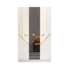 Şkaf Alzzoni 404, krem, 1200x1980x450 mm