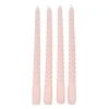 Набор свечей JYSK Baldur, SDP, 26 см, 4 шт, розовый Набор свечей JYSK Baldur, SDP, 26 см, 4 шт, розовый