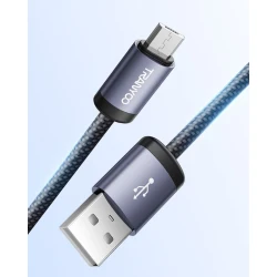 Кабель Tranyoo S20 V USB to microUSB Grey, 1 м