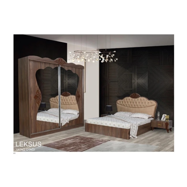 Спальный гарнитур Leksus ceviz, Ламинат Спальный гарнитур Leksus ceviz, Ламинат