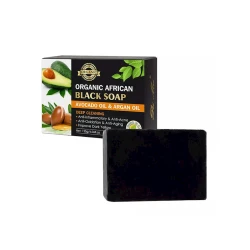 Мыло Pei Mei Organic African Black Soap with Avocado Oil & Argan Oil, 120 г