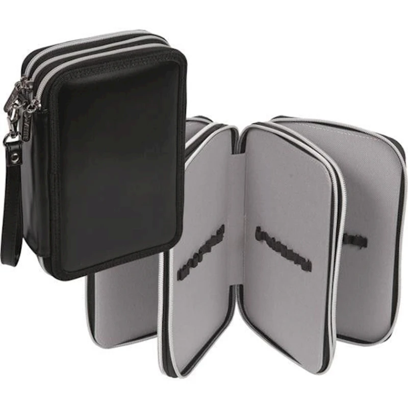 Школьный пенал deVente Yume, 21x14.5x6.5 см, черный Школьный пенал deVente Yume, 21x14.5x6.5 см, черный